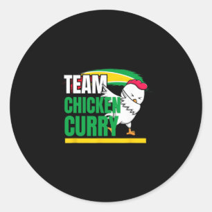 Caribbean Cricket Apparel - Guyana And Trinidad Pa Classic Round Sticker