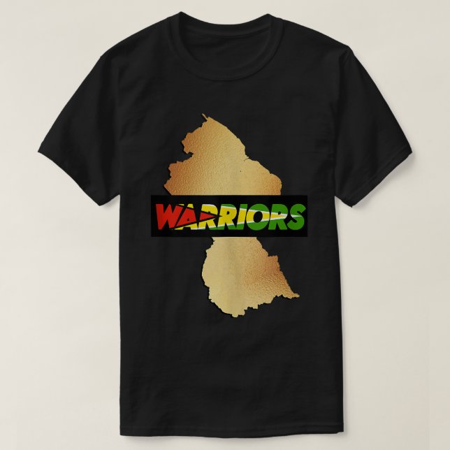 Caribbean Cricket Guyana Warriors Guyanese T-Shirt (Design Front)
