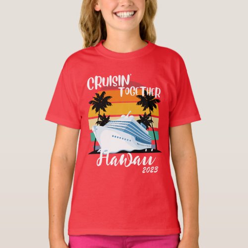 Caribbean Cruise 2023 Family Friends Group Travel T_Shirt