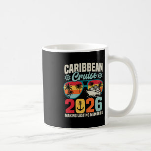 Caribbean Cruise 2026 Vacation Trip Matching Famil Coffee Mug