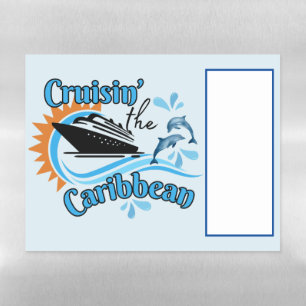 Caribbean Cruise Doo Sign Magnetic Dry Erase Sheet