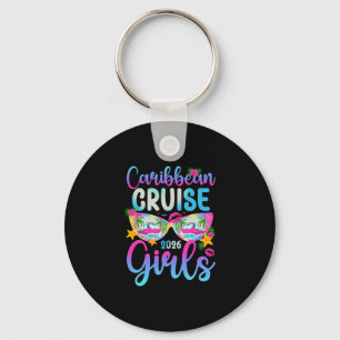 Caribbean Cruise Girls 2026 Girls Cruising Caribbe Keychain
