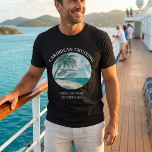 Caribbean Cruise Ship Embarkation Custom Group T-Shirt