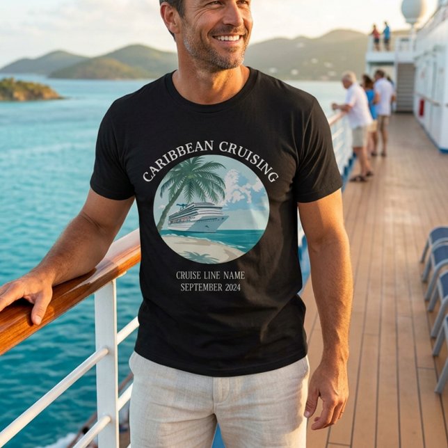 Caribbean Cruise Ship Embarkation Custom Group T-Shirt (Creator Uploaded)