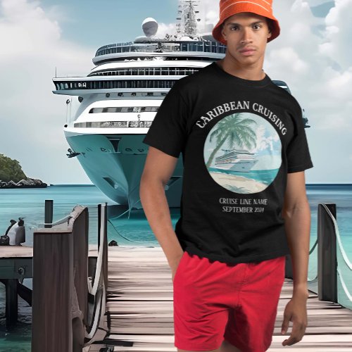 Caribbean Cruise Ship Embarkation Custom Group T_Shirt