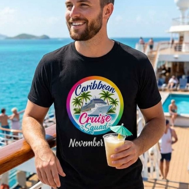 Caribbean Cruise Squad Ship Embarkation Group T-Shirt (Creator Uploaded)