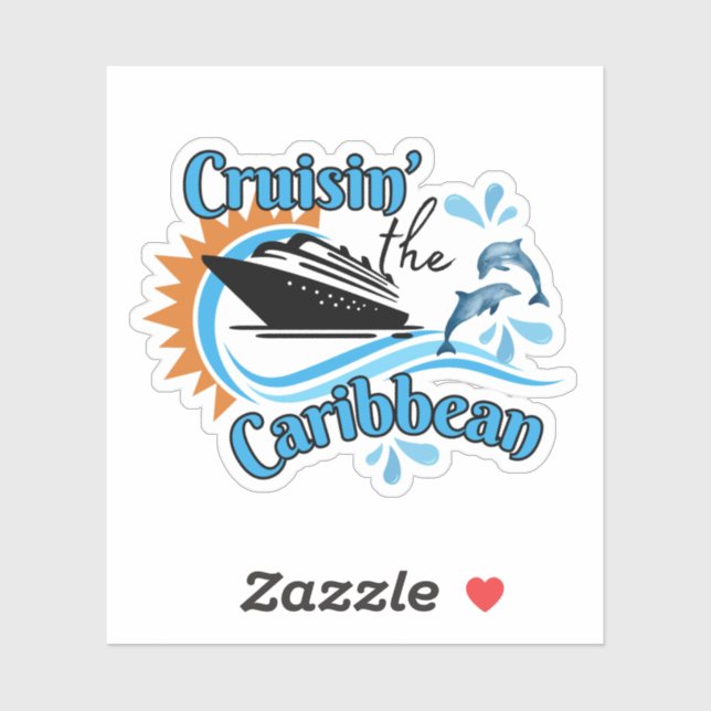 Caribbean Cruise  Sticker (Sheet)