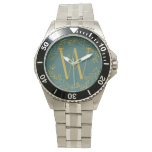 Caribbean Current Color Monogrammed Groomsmen Watch