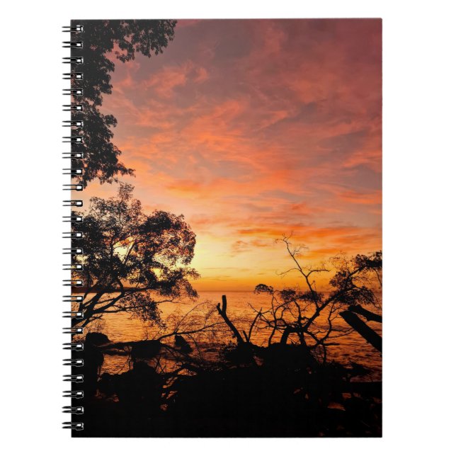 Caribbean Dusk Glow Notebook (Front)