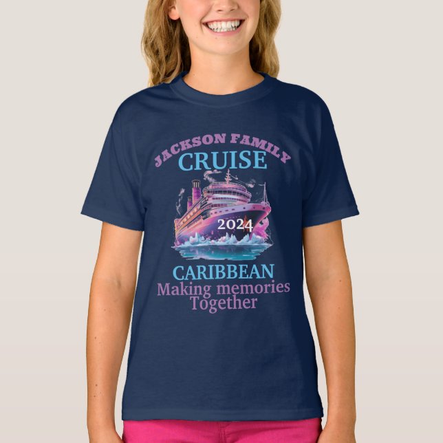 Caribbean family cruise 2024 T-Shirt (Front)