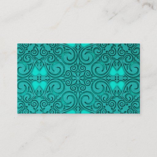 Customizable Caribbean Fantasy Floral Business Card Templates