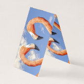 Caribbean flamingo love heart (Back)