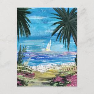 Caribbean Getaway Postcard