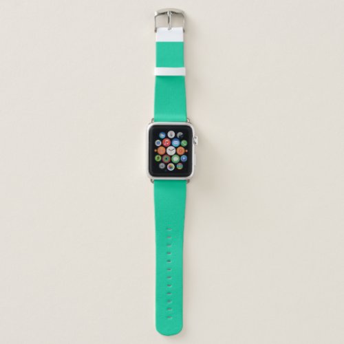 Caribbean Green Solid Color Apple Watch Band