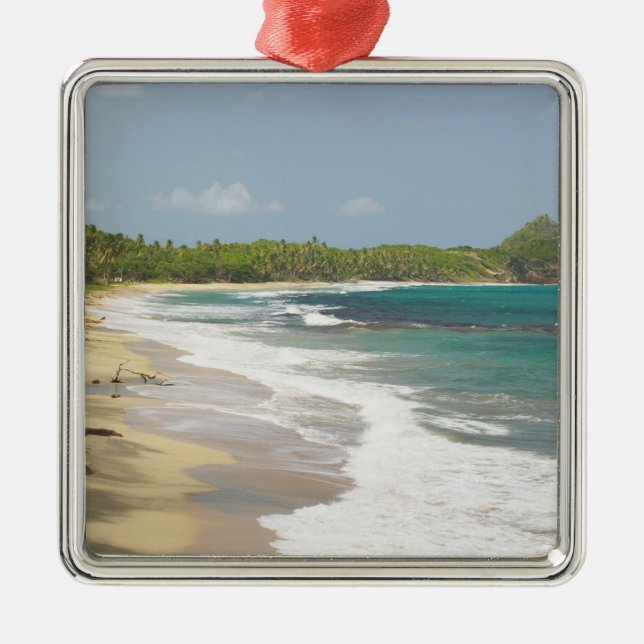 Caribbean, GRENADA, East Coast, Grenada Bay, Metal Ornament (Front)