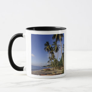 CARIBBEAN, Grenada, St. George, Boats on palm Mug