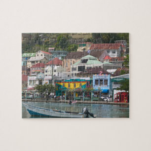 Caribbean, GRENADA, St. George's, St. George's Jigsaw Puzzle
