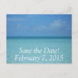 Caribbean Horizon Save the Date Postcard