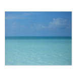 Caribbean Horizon Tropical Turquoise Blue Acrylic Print