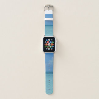 Caribbean Horizon Tropical Turquoise Blue Apple Watch Band