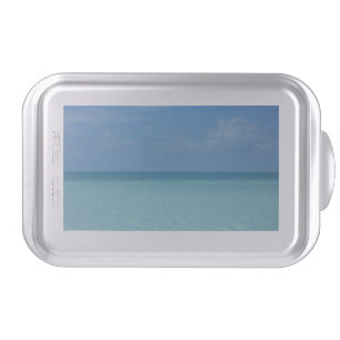 Caribbean Horizon Tropical Turquoise Blue Cake Pan