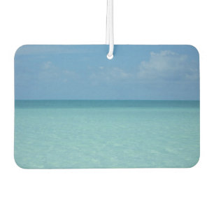 Caribbean Horizon Tropical Turquoise Blue Car Air Freshener