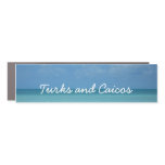Caribbean Horizon Tropical Turquoise Blue Car Magnet