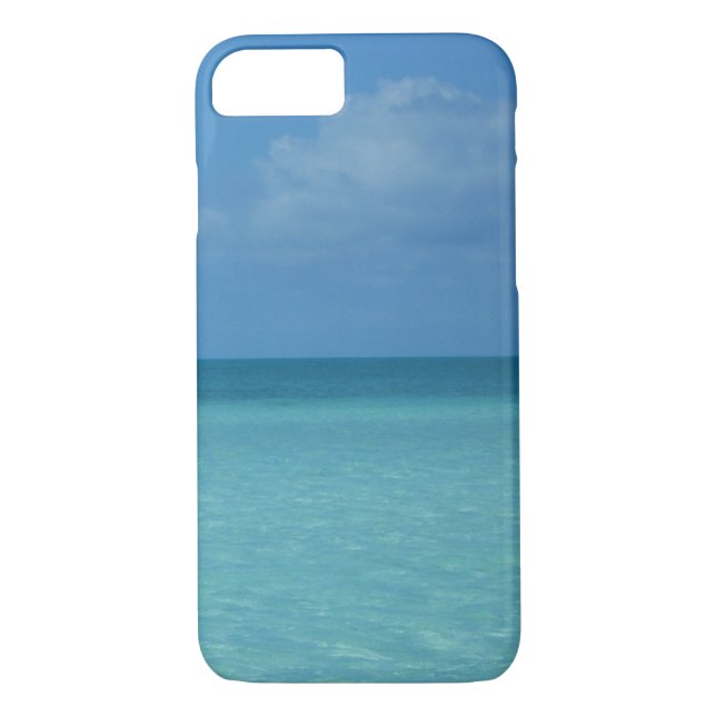 Caribbean Horizon Tropical Turquoise Blue Case-Mate iPhone Case (Back)