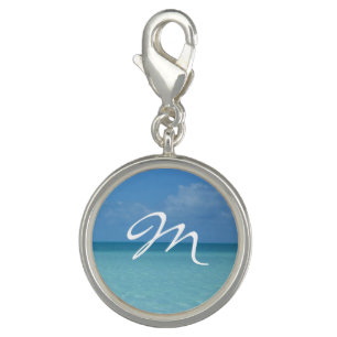 Caribbean Horizon Tropical Turquoise Blue Charm
