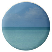 Caribbean Horizon Tropical Turquoise Blue Chocolate Covered Oreo (Front)