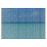 Caribbean Horizon Tropical Turquoise Blue Cutting Board