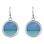Caribbean Horizon Tropical Turquoise Blue Earrings