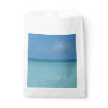 Caribbean Horizon Tropical Turquoise Blue Favor Bag