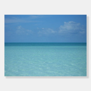 Caribbean Horizon Tropical Turquoise Blue Foam Board