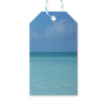 Caribbean Horizon Tropical Turquoise Blue Gift Tags