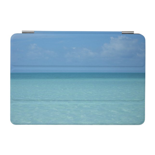 Caribbean Horizon Tropical Turquoise Blue iPad Mini Cover (Horizontal)