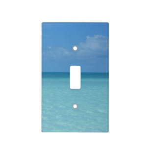 Caribbean Horizon Tropical Turquoise Blue Light Switch Cover