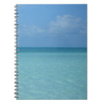 Caribbean Horizon Tropical Turquoise Blue Notebook