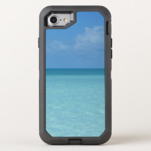 Caribbean Horizon Tropical Turquoise Blue OtterBox Defender iPhone SE/8/7 Case