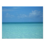 Caribbean Horizon Tropical Turquoise Blue Photo Print