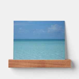 Caribbean Horizon Tropical Turquoise Blue Picture Ledge