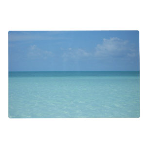 Caribbean Horizon Tropical Turquoise Blue Placemat
