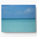 Caribbean Horizon Tropical Turquoise Blue Plaque