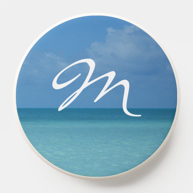 Caribbean Horizon Tropical Turquoise Blue PopSocket (Popsocket)