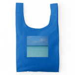 Caribbean Horizon Tropical Turquoise Blue Reusable Bag