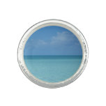 Caribbean Horizon Tropical Turquoise Blue Ring