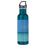 Caribbean Horizon Tropical Turquoise Blue Stainless Steel Water Bottle