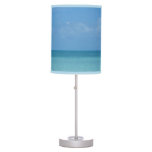 Caribbean Horizon Tropical Turquoise Blue Table Lamp