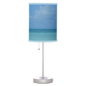 Caribbean Horizon Tropical Turquoise Blue Table Lamp (Right)