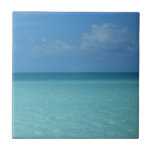 Caribbean Horizon Tropical Turquoise Blue Tile